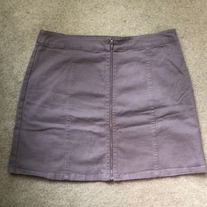 Forever 21 zip down skirt
